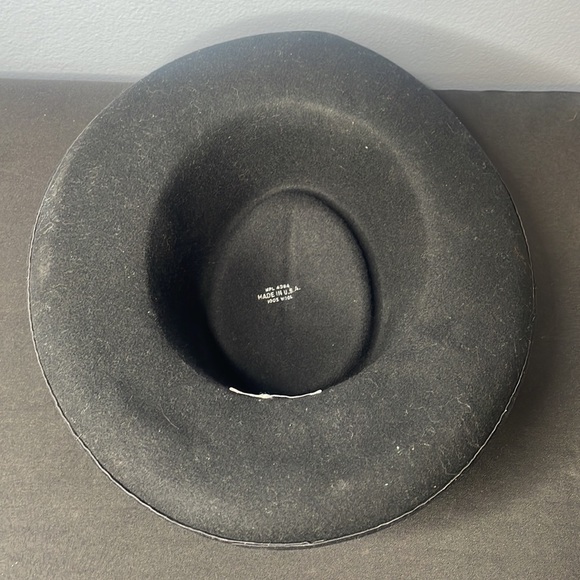 Betmar New York 100% wool made in US - wpl 4384 Black Hat - Picture 7 of 7